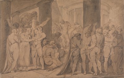 The Body of Lucretia Exposed to the Romans by James Jefferys